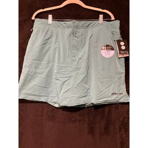 Arctix Active Skort Teal 17" Length Womens XL (16-18) Golf Hiking‎